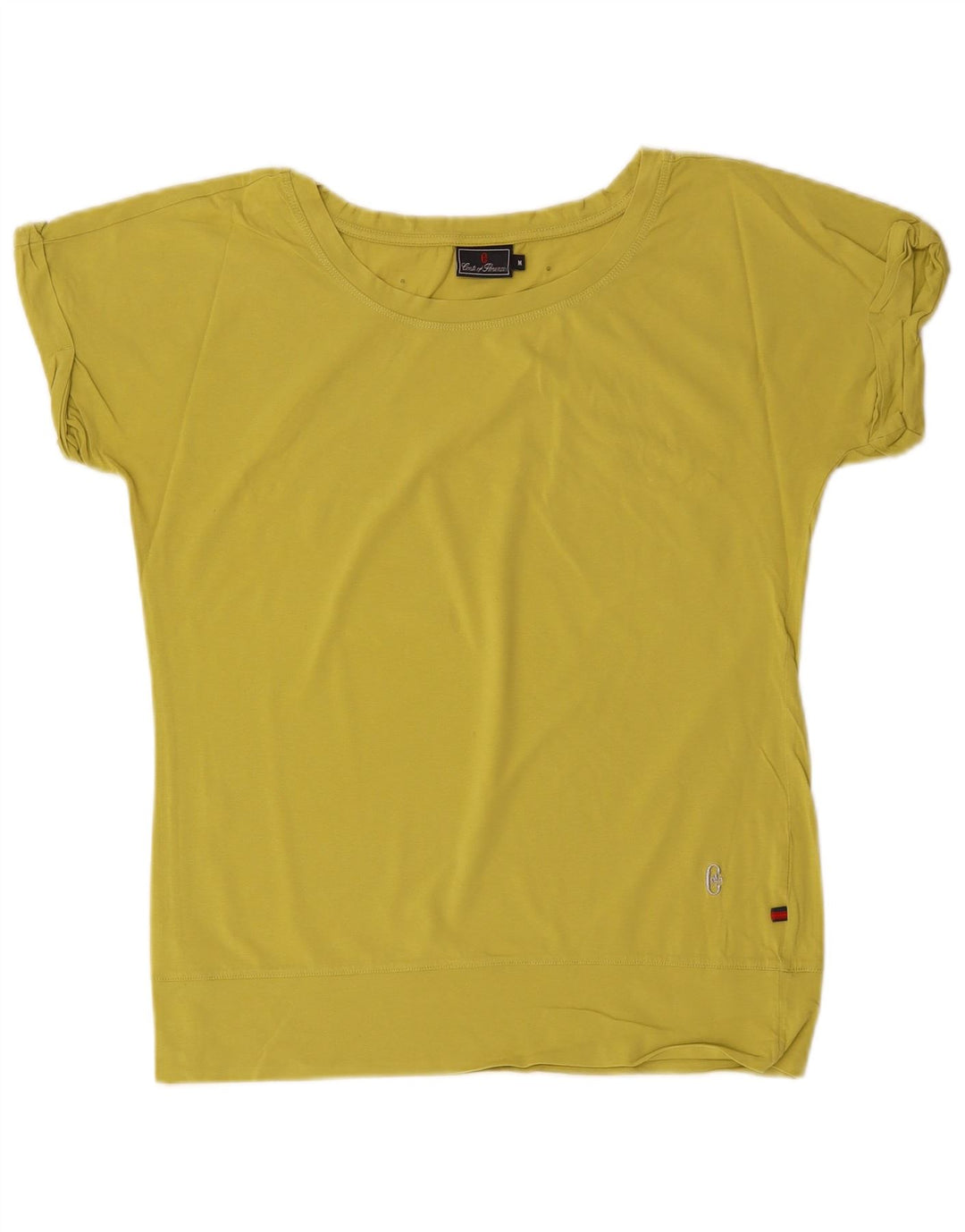 CONTE OF FLORENCE Tricou pentru femei Top UK 14 Medium Khaki Bumbac