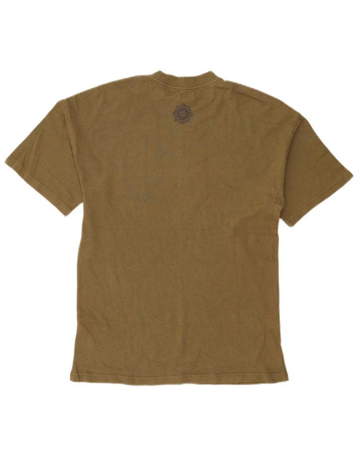 Tricou pentru bărbați Timberland Top mic din bumbac kaki