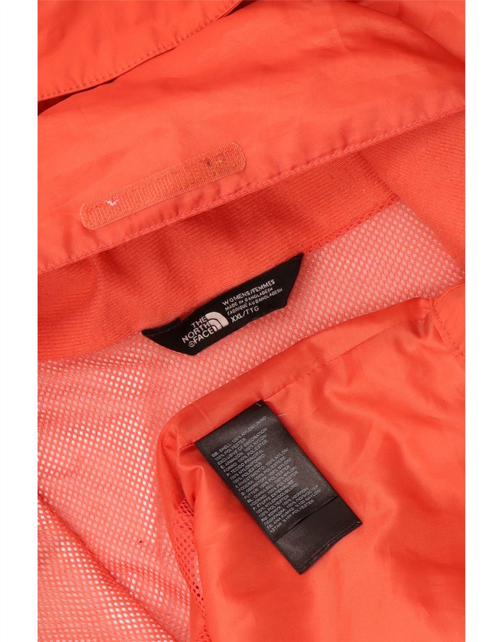 The NORTH FACE Jachetă de ploaie cu glugă pentru femei UK 20 2XL Orange Nylon