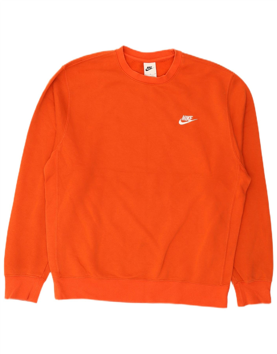 Pulover Nike pentru bărbați, bumbac portocaliu mediu