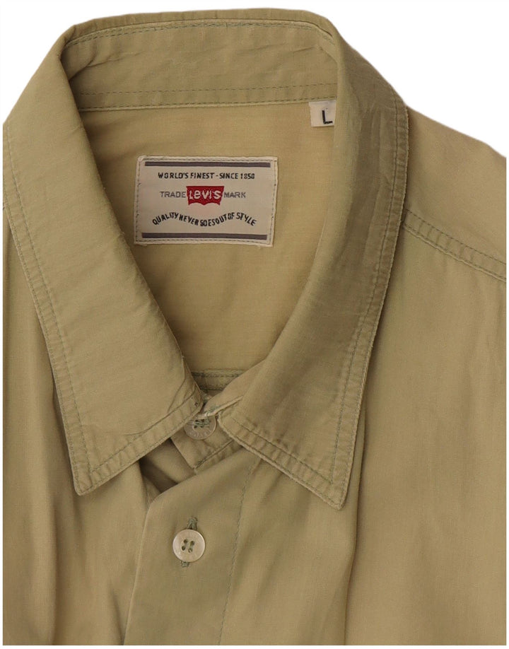 Cămașă cu mânecă scurtă Levi's pentru bărbați, verde mare
