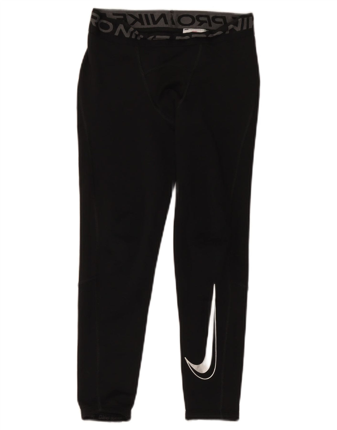 Leggings cu grafică Nike Dri Fit pentru băieți 8-9 ani Poliester negru mic