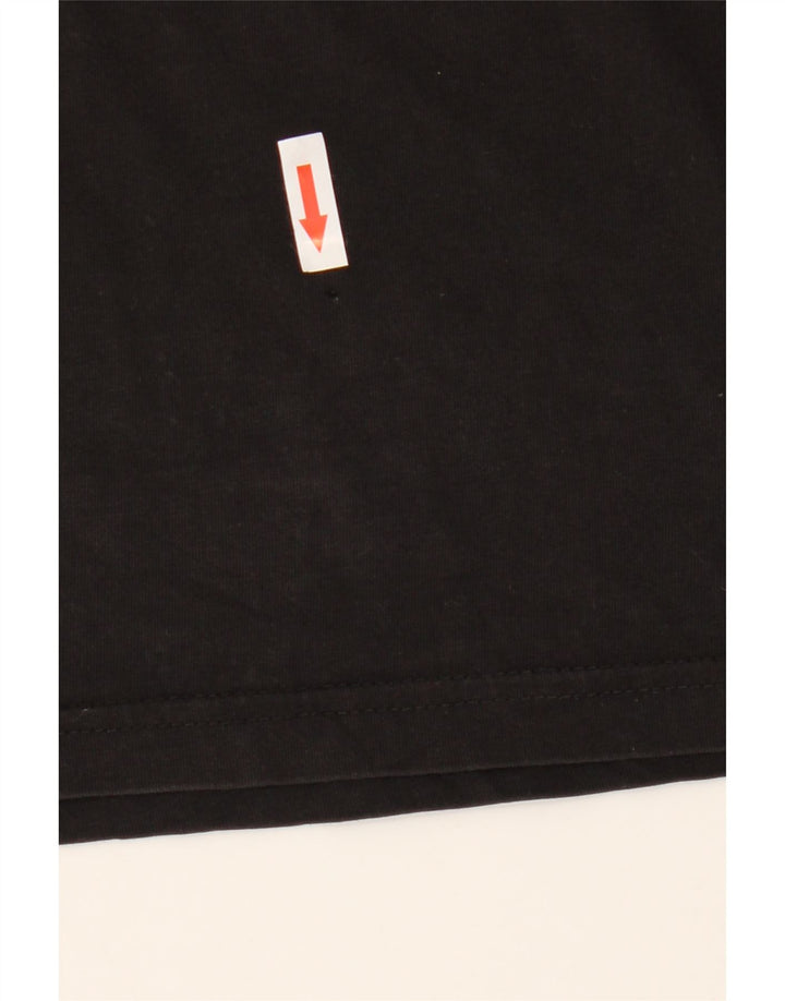 Tricou VANS Classic Fit pentru bărbați Top mediu negru din bumbac color bloc