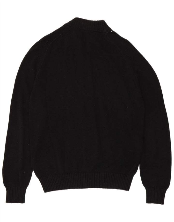 Pulover cardigan pentru bărbați KAPPA, mare, negru, bumbac