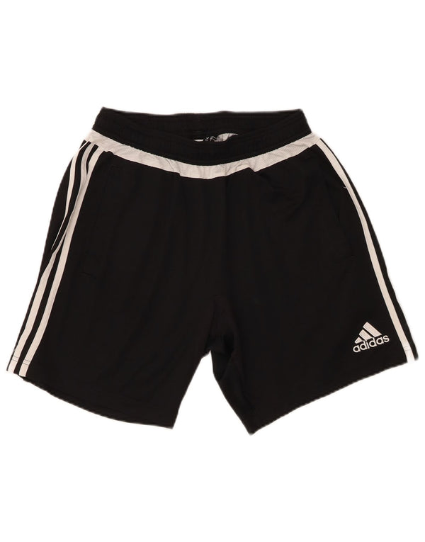Pantaloni scurți sport pentru bărbați Adidas, medii, negru, poliester