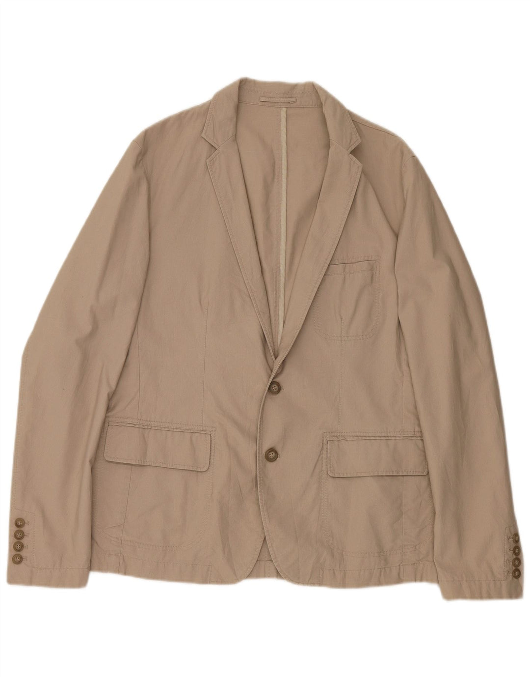 Blazer pentru bărbați ZARA cu 2 nasturi EU 54 XL bumbac bej