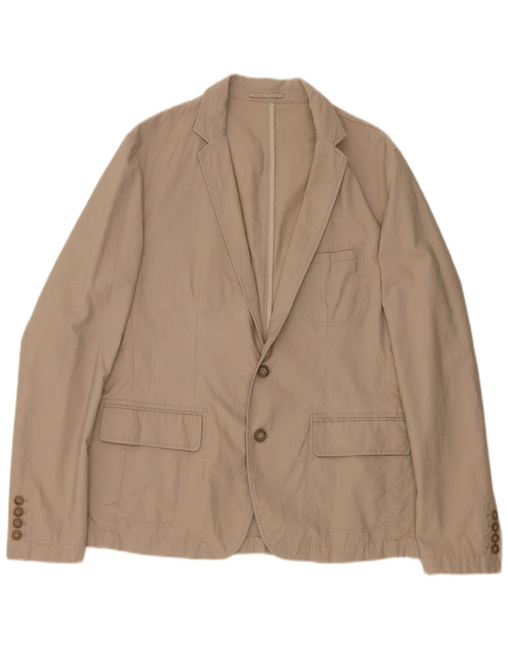 Blazer pentru bărbați ZARA cu 2 nasturi EU 54 XL bumbac bej