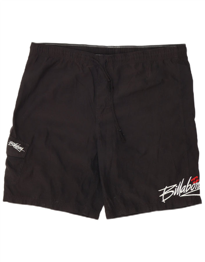 Pantaloni scurți de înot grafic BILLABONG pentru bărbați, mari, negru, poliester