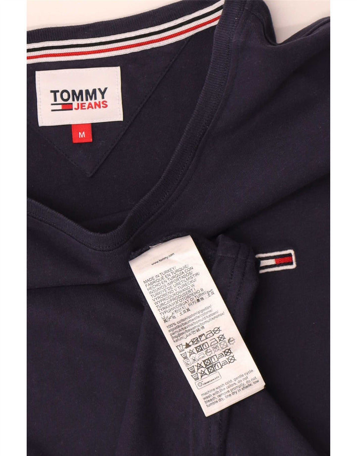 Tricou pentru bărbați Tommy Hilfiger Top mediu din bumbac bleumarin