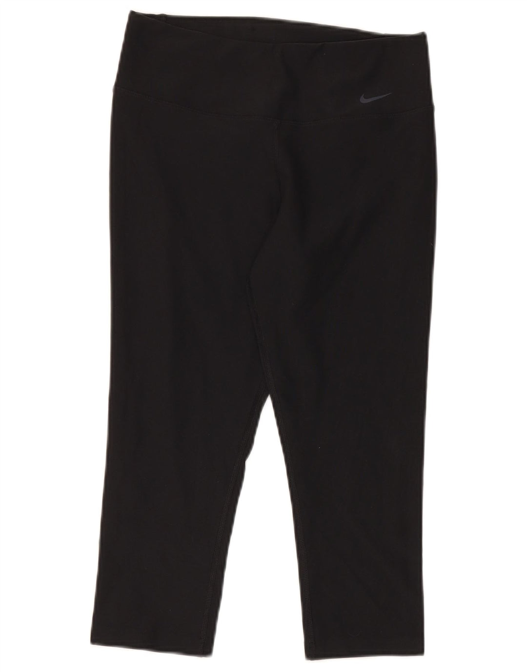 Leggings capri Nike Dri Fit pentru femei UK 10 Poliester negru mic