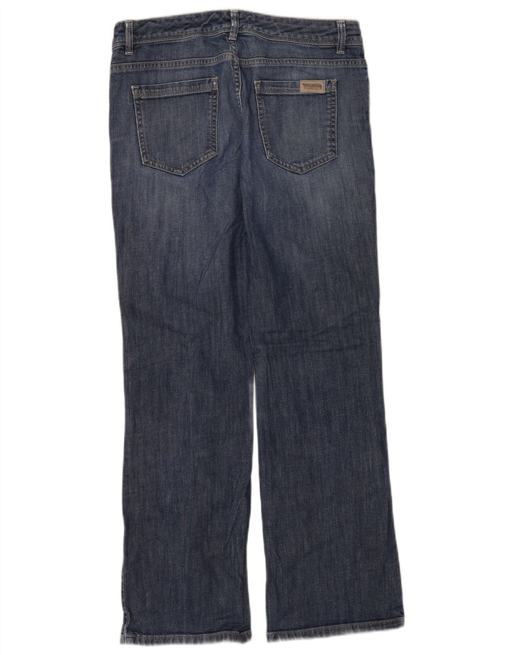 MARKS & SPENCER Blugi Bootcut Autograph pentru femei UK 10 Small W28 Blue Cotton