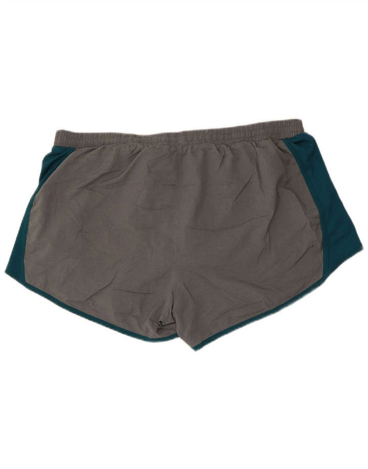 Pantaloni scurți sport Under Armour pentru bărbați Heat Gear XL, gri, poliester color bloc