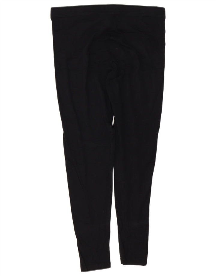 MARKS & SPENCER Leggings pentru femei UK 14, mare, negru, bumbac
