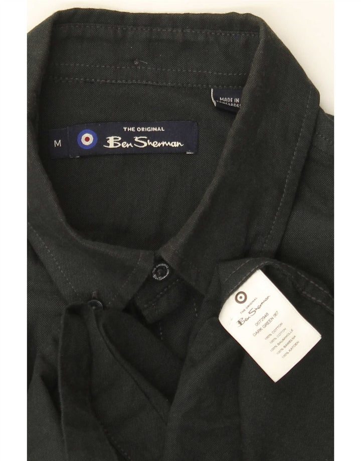 Cămașă pentru bărbați Ben Sherman, bumbac verde mediu