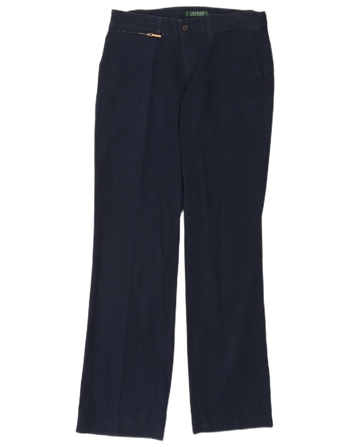 Pantaloni chino drepți pentru bărbați RALPH LAUREN US 6 Medium W32 L34 bleumarin