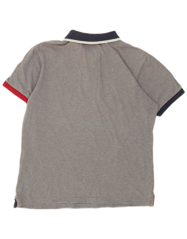 Tricou polo grafic rugby pentru bărbați North Sails XL bumbac gri