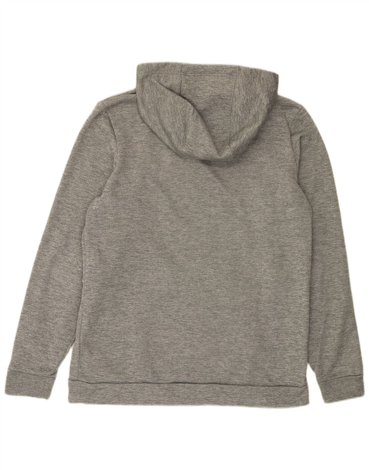 Pulover Nike Dri Fit Standard Fit, pentru bărbați, poliester cu pături, gri mediu