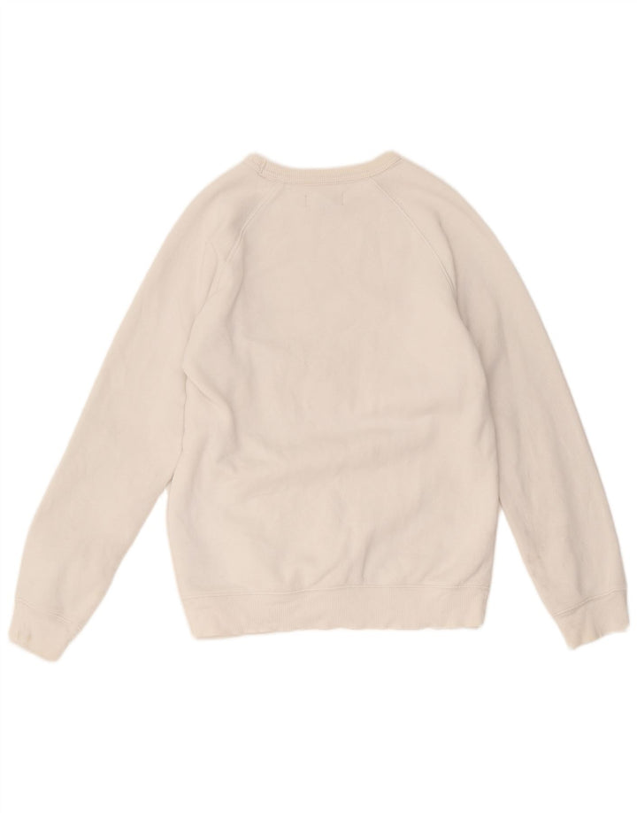 Hanorac grafic pentru bărbați Adidas Jumper mic, alb, bumbac