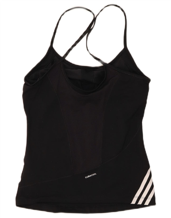ADIDAS Womens Climacool Cami Top UK 8 Small Black Nylon