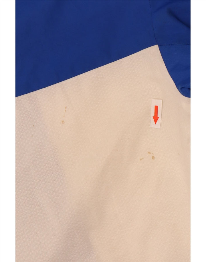 Trening pentru bărbați Adidas Jachetă de top cu glugă, albastru, poliester color bloc