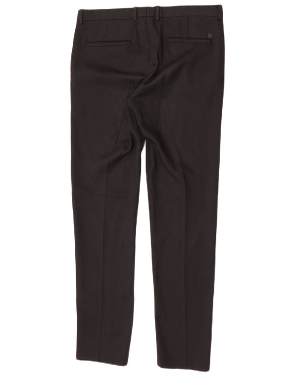 Pantaloni chino slim pentru bărbați Zara EU 40 Medium L31 L32 Negru