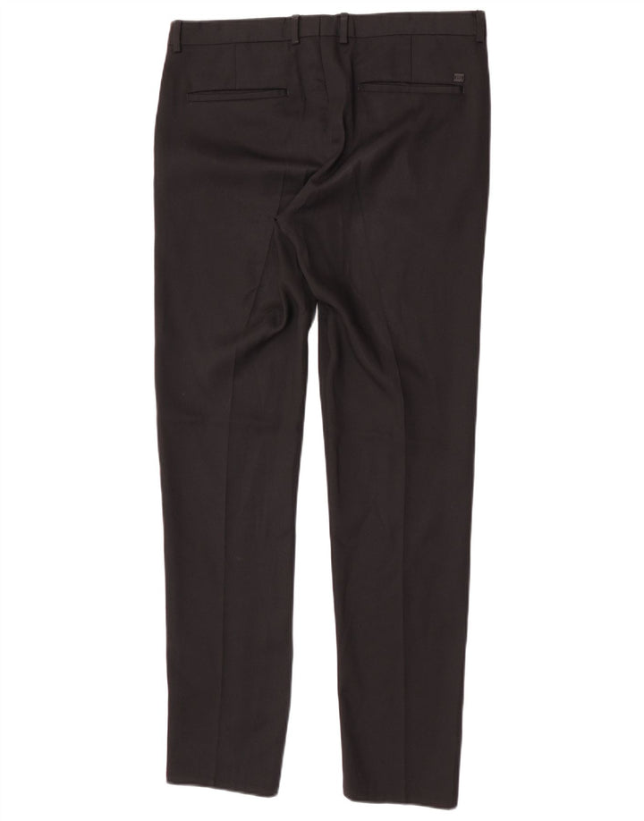 Pantaloni chino slim pentru bărbați Zara EU 40 Medium L31 L32 Negru