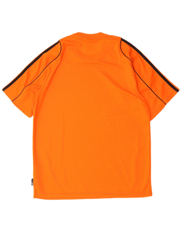 Tricou Adidas Climalite pentru bărbați Top Medium Portocaliu Poliester