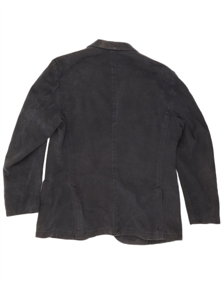 Jachetă Polo Ralph Lauren pentru bărbați, cu 3 nasturi, IT 54 XL, bumbac negru