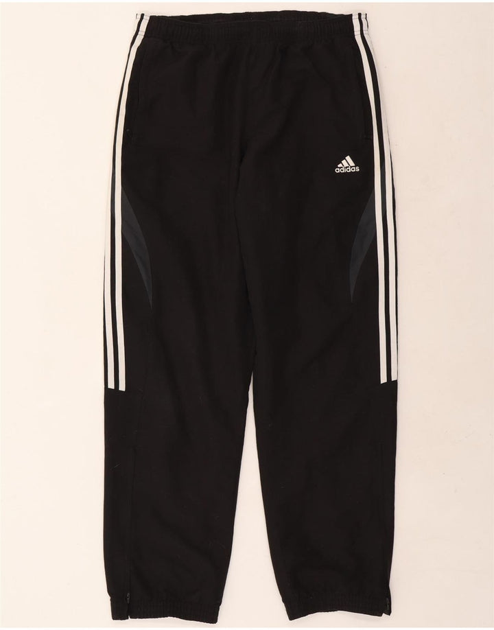 Pantaloni de trening Adidas pentru bărbați Joggeri poliester mediu negru