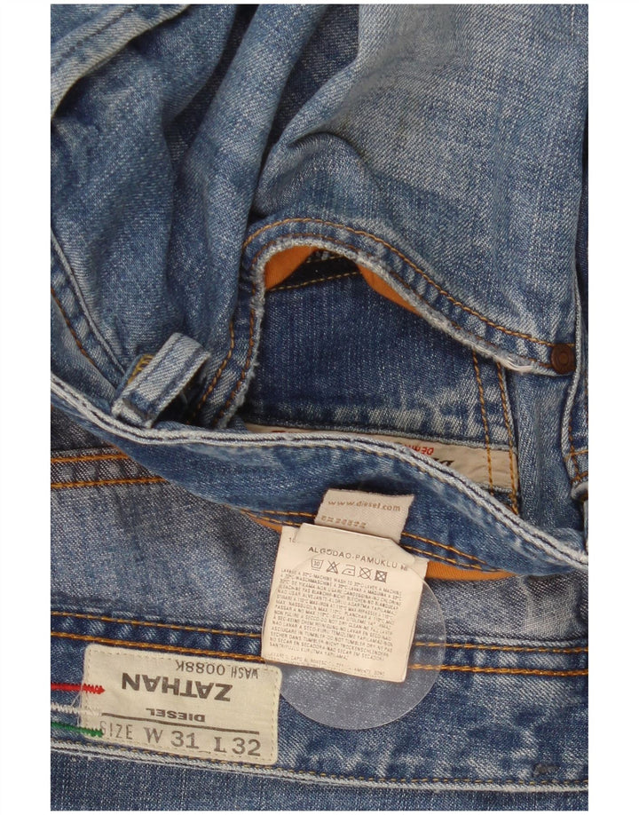 Blugi pentru bărbați Diesel Zathan Bootcut W31 L30 Bumbac albastru