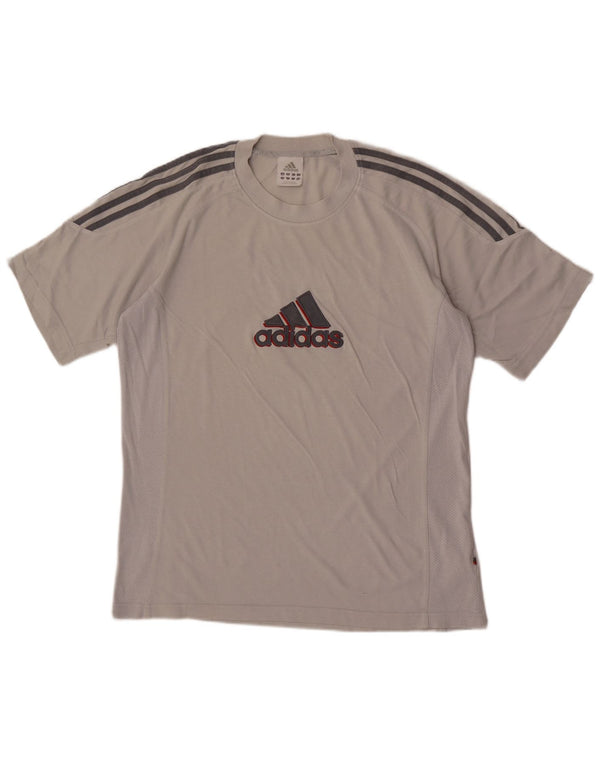 Tricou grafic Adidas pentru bărbați Top UK 40/42 Medium Gri Bumbac