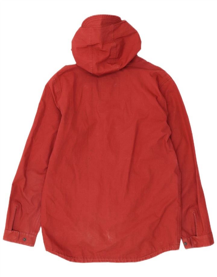 BEN SHERMAN Jachetă utilitare cu glugă pentru bărbați UK 36 Small Red