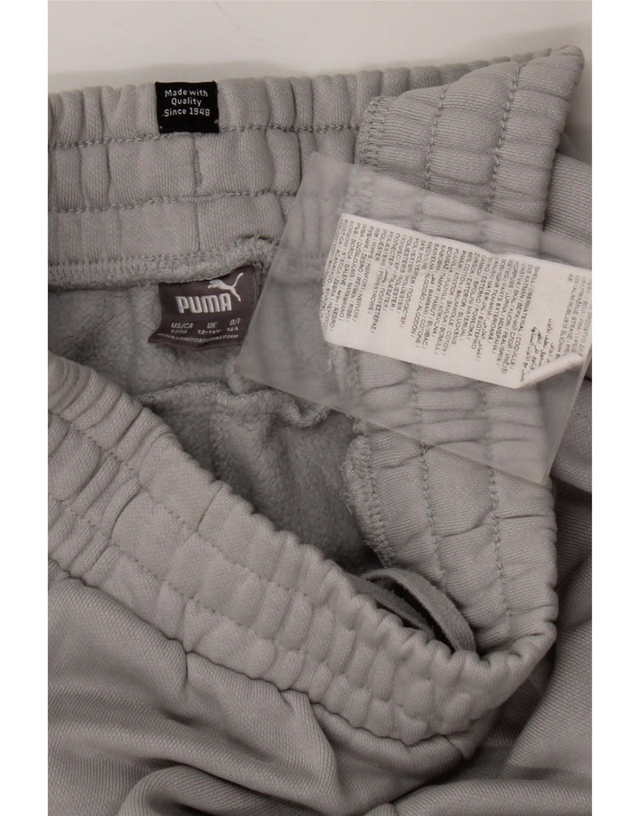 Pantaloni de trening PUMA băieți Joggeri 13-14 ani bumbac gri