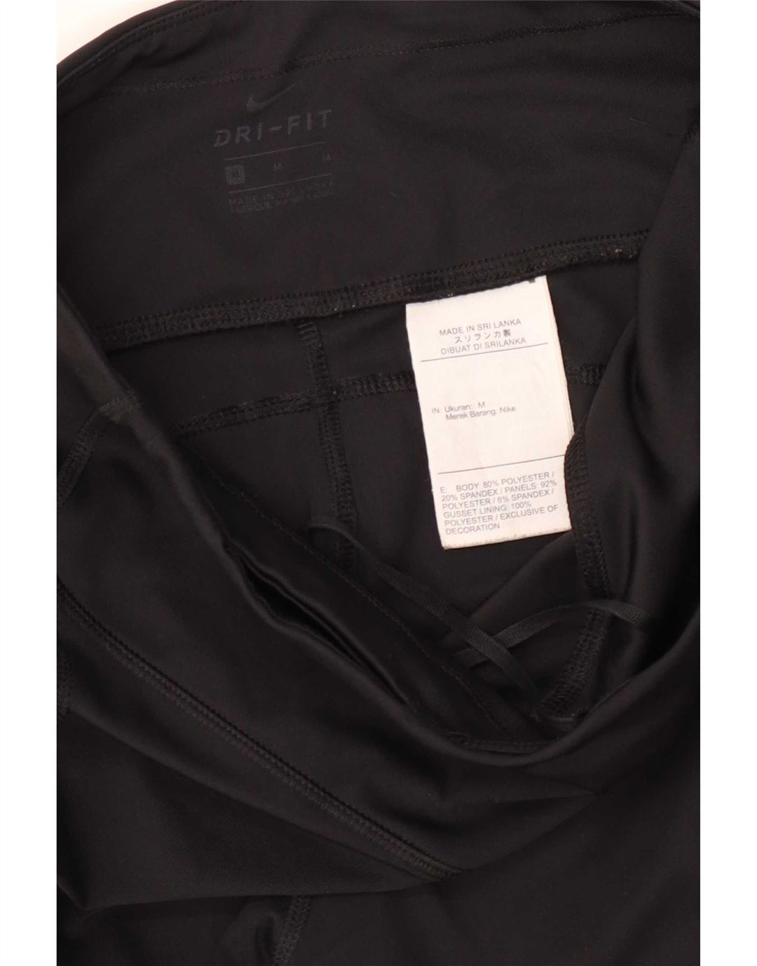 Leggings Dri Fit Nike pentru femei UK 12 Poliester mediu negru