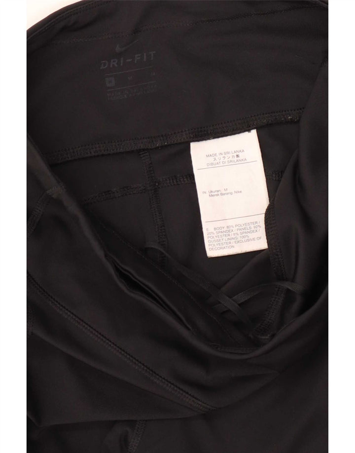 Leggings Dri Fit Nike pentru femei UK 12 Poliester mediu negru