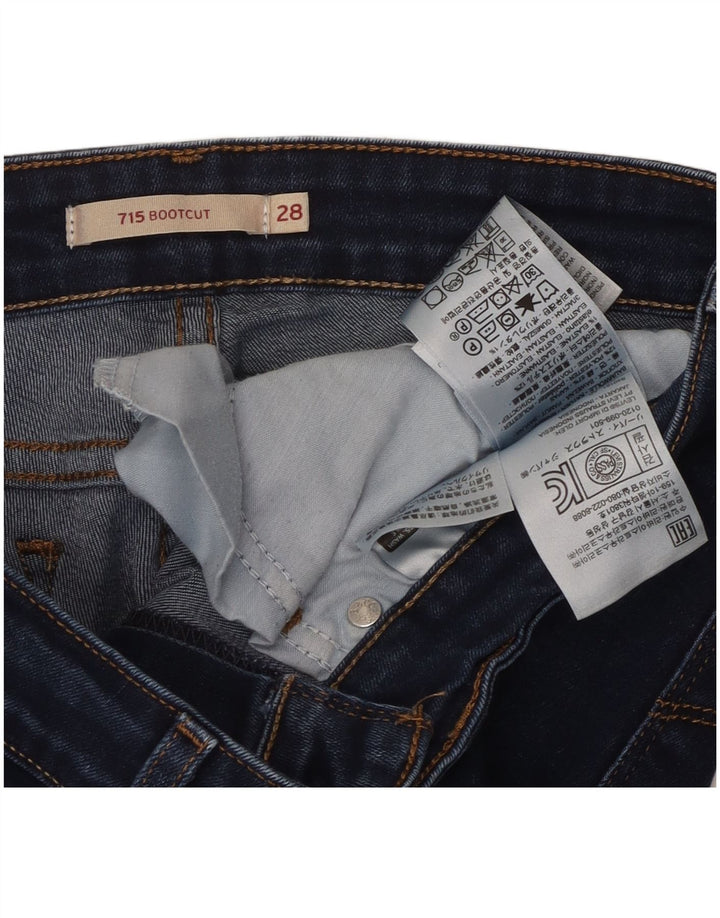 Blugi Levi's 715 Bootcut W28 L27 Bumbac albastru
