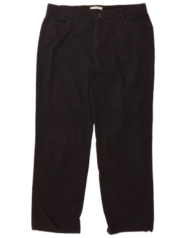 Pantaloni casual Lee pentru femei, drepte, relaxate US 18 2XL W38 L31 Negru