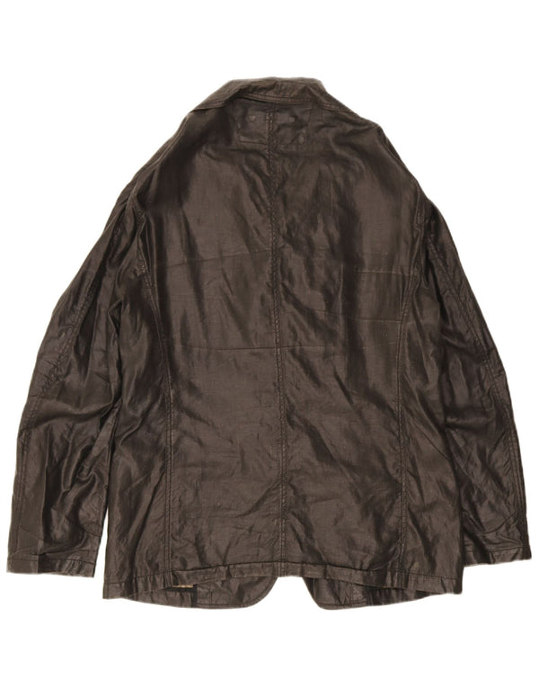 Jachetă Blazer pentru bărbați Armani Collezioni cu 2 nasturi UK 38 Medium Black