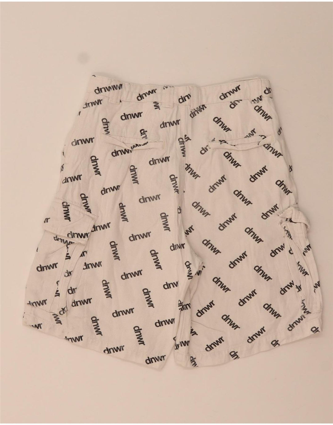 Pantaloni scurți cargo grafic pentru bărbați Zara EU 38 Small W30 Alb