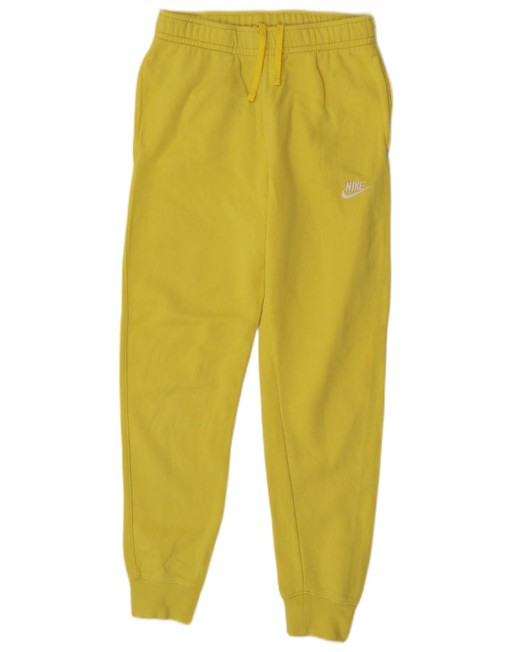 Pantaloni de trening pentru bărbați Nike Pantaloni de jogging Bumbac galben mic