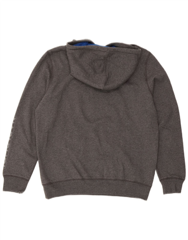 Pulover Napapijri pentru bărbați cu capotă, gri mediu