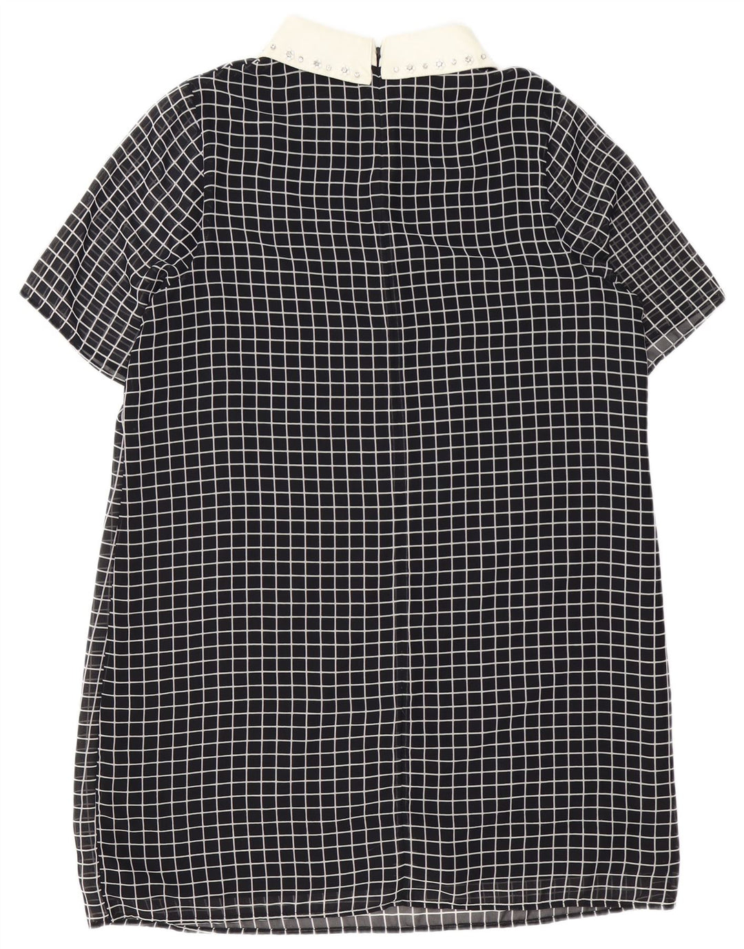 ROchie tunică pentru femei COAST UK 16, mare, poliester cu carouri negru