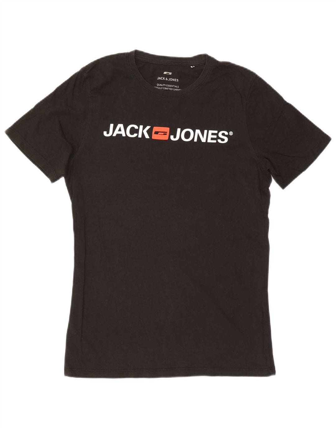 Tricou grafic Jack & Jones pentru bărbați Top mediu negru