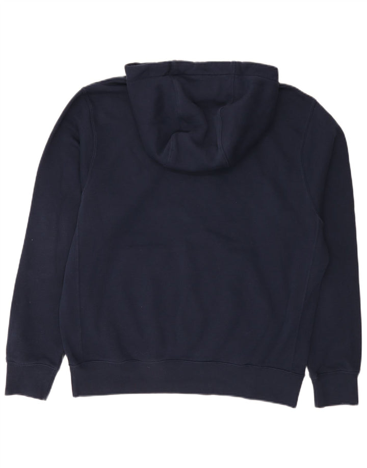 Pulover Nike pentru bărbați, bumbac, albastru bleumarin mediu