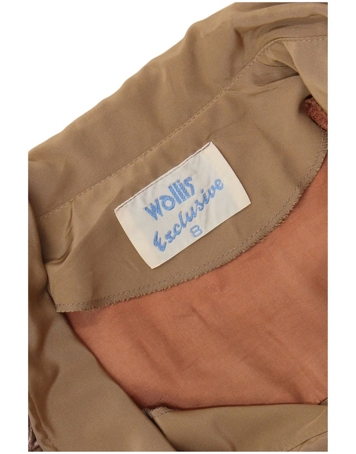 Rochie maxi cu maneci lungi pentru femei WALLIS US 8 Bej mediu