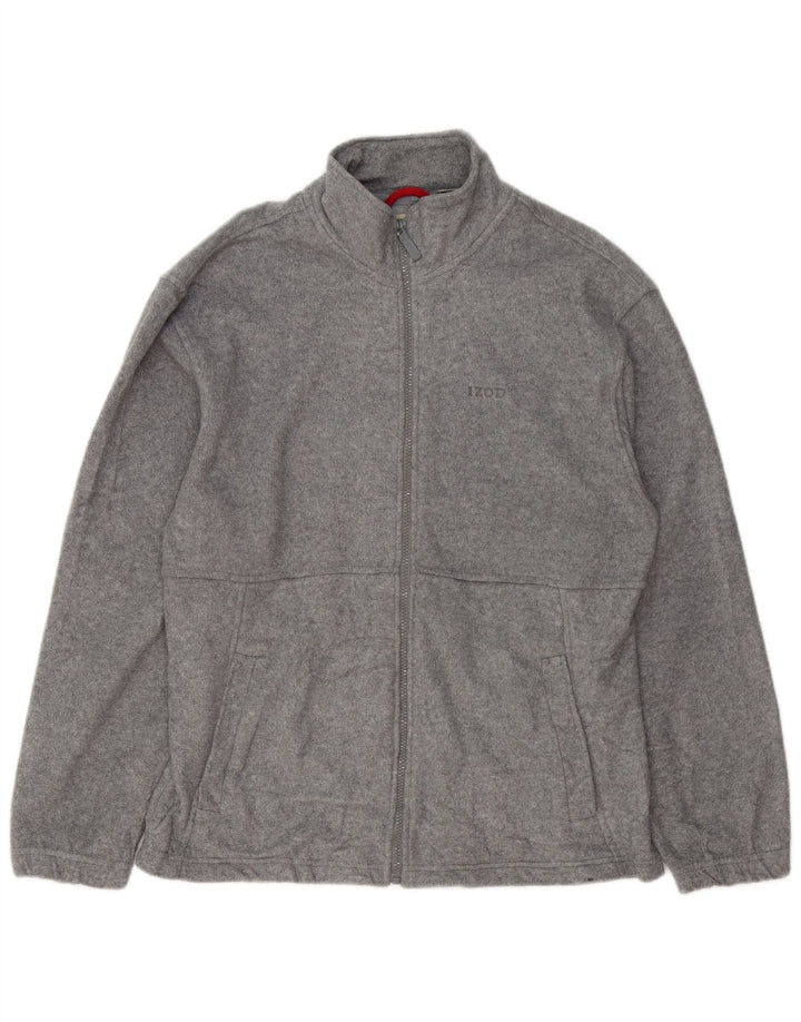 Jachetă fleece pentru bărbați Izod UK 38 Medium Gri Poliester