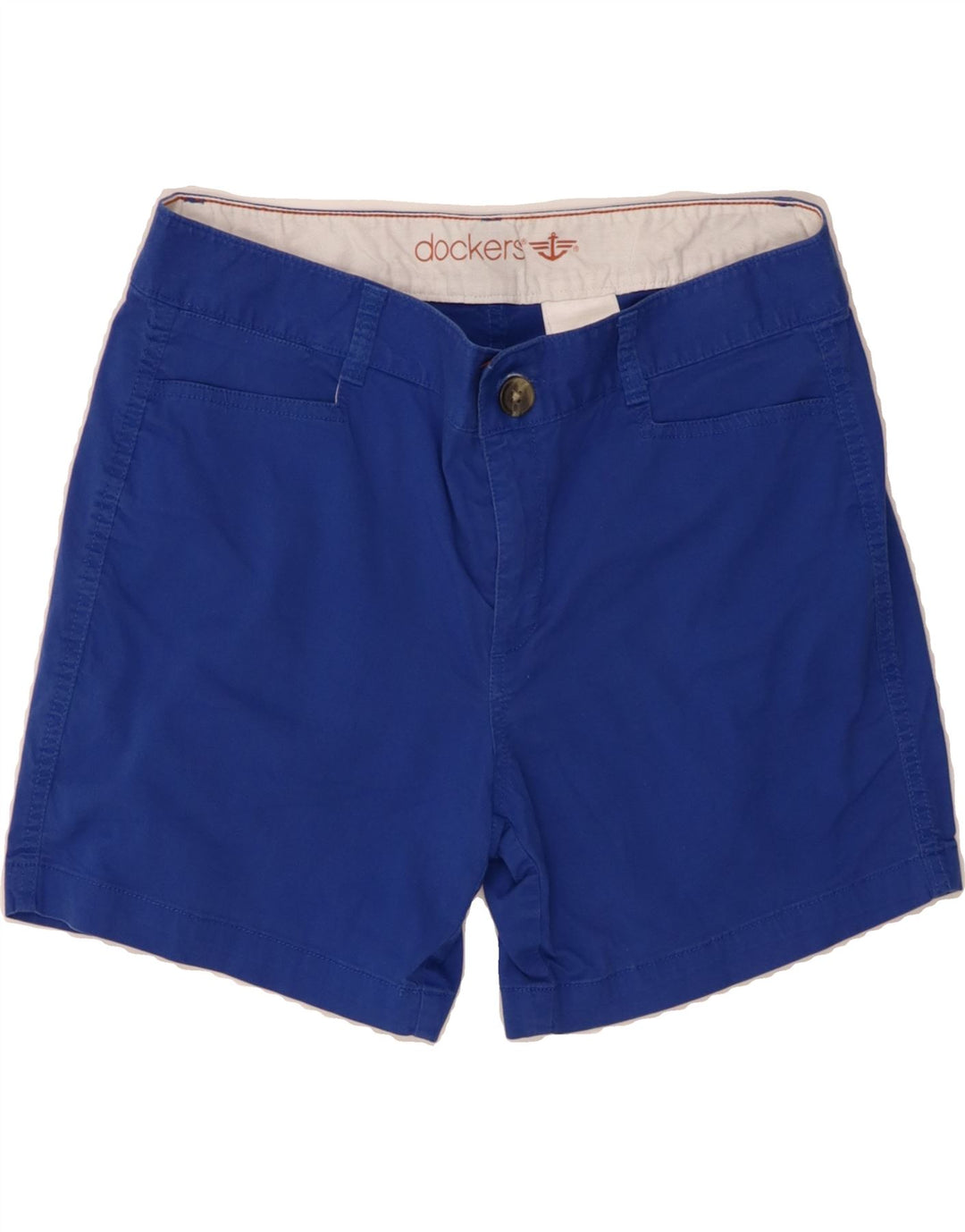 DOCKERS Womens Casual Shorts US 10 Large W32  Blue Cotton Vintage Dockers and Second-Hand Dockers from Messina Hembry 