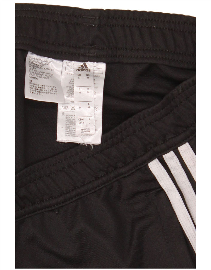 Pantaloni de trening Adidas pentru bărbați, poliester mediu negru