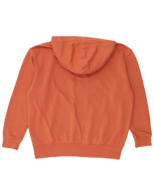 Pulover supradimensionat pentru femei Nike UK 6 XS bumbac portocaliu