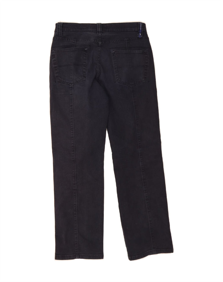 TRUSSARDI Womens Straight Jeans W32 L28 Navy Blue Cotton Vintage Trussardi and Second-Hand Trussardi from Messina Hembry 